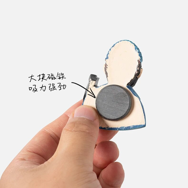 Dropshipping Creative Léon Resin šaldytuvo magnetas 3D šaldytuvo magnetas Klasikinis filmų personažai Šaldytuvo magnetinis lipdukas