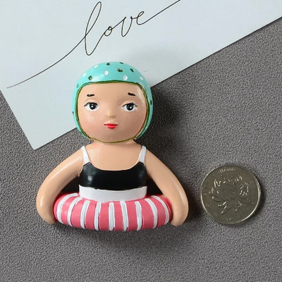 Trimatis 3D Personality Creative Šaldytuvo magnetai Mieli magnetai Magnetai Namų dekoras