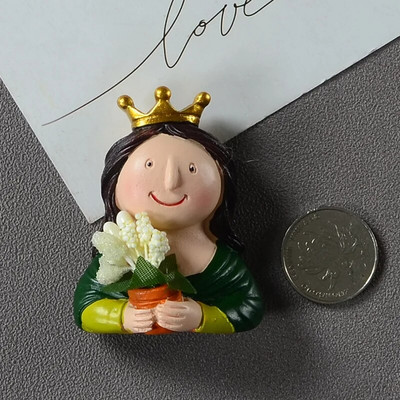 Trimatis 3D Personality Creative Šaldytuvo magnetai Mieli magnetai Magnetai Namų dekoras