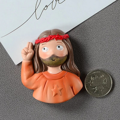 Trimatis 3D Personality Creative Šaldytuvo magnetai Mieli magnetai Magnetai Namų dekoras
