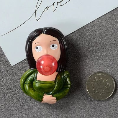 Trimatis 3D Personality Creative Šaldytuvo magnetai Mieli magnetai Magnetai Namų dekoras