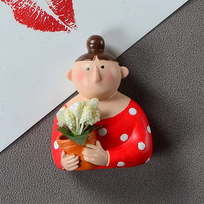 Trimatis 3D Personality Creative Šaldytuvo magnetai Mieli magnetai Magnetai Namų dekoras