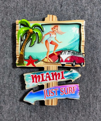 Съединени щати Филипини Куба Холандия Пуерто Рико Шри Ланка Малайзия Мавриций Пътуващ сувенир Магнитен дървен стикер за хладилник