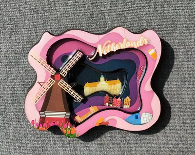 Sjedinjene Američke Države Filipini Kuba Nizozemska Portoriko Šri Lanka Malezija Mauricijus Turistički suvenir Magnetska drvena naljepnica za hladnjak