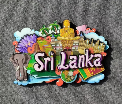 Sjedinjene Američke Države Filipini Kuba Nizozemska Portoriko Šri Lanka Malezija Mauricijus Turistički suvenir Magnetska drvena naljepnica za hladnjak