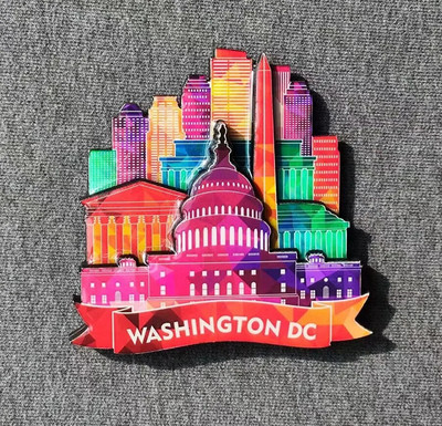 Sjedinjene Američke Države Filipini Kuba Nizozemska Portoriko Šri Lanka Malezija Mauricijus Turistički suvenir Magnetska drvena naljepnica za hladnjak