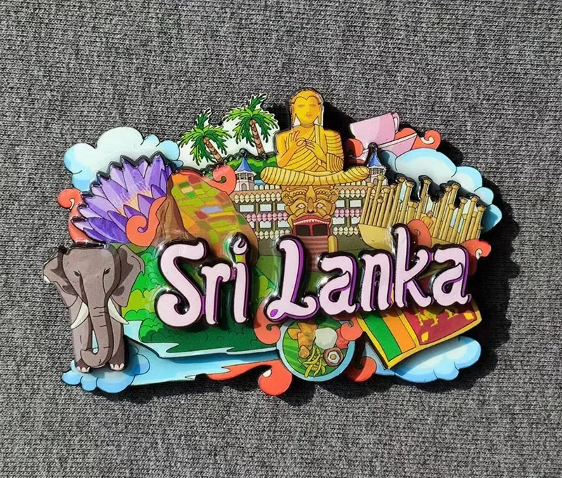 Sjedinjene Američke Države Filipini Kuba Nizozemska Portoriko Šri Lanka Malezija Mauricijus Turistički suvenir Magnetska drvena naljepnica za hladnjak