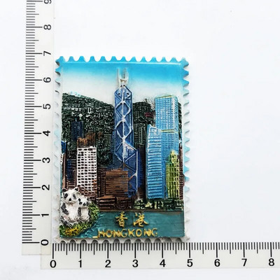 Magneți pentru frigider China Hong Kong Beijing Shanghai Nanjing Xian orașe Suveniruri turistice Autocolante pentru frigider Decor magnetic de casă