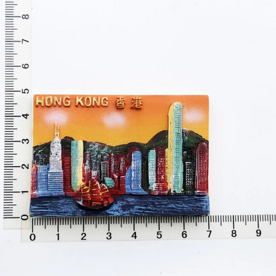 Magneți pentru frigider China Hong Kong Beijing Shanghai Nanjing Xian orașe Suveniruri turistice Autocolante pentru frigider Decor magnetic de casă