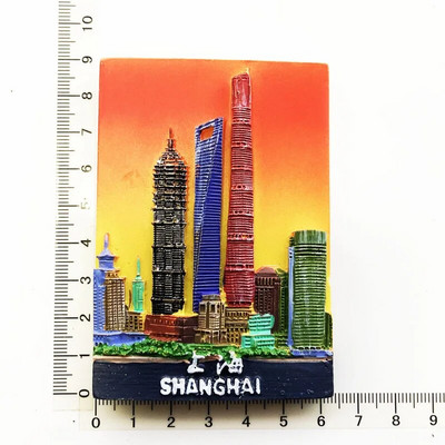 Magneți pentru frigider China Hong Kong Beijing Shanghai Nanjing Xian orașe Suveniruri turistice Autocolante pentru frigider Decor magnetic de casă