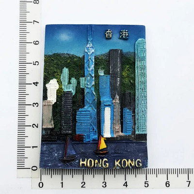 Magneți pentru frigider China Hong Kong Beijing Shanghai Nanjing Xian orașe Suveniruri turistice Autocolante pentru frigider Decor magnetic de casă