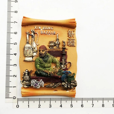 Magneți pentru frigider China Hong Kong Beijing Shanghai Nanjing Xian orașe Suveniruri turistice Autocolante pentru frigider Decor magnetic de casă
