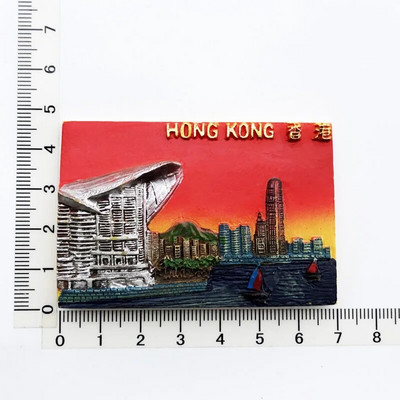 Magneți pentru frigider China Hong Kong Beijing Shanghai Nanjing Xian orașe Suveniruri turistice Autocolante pentru frigider Decor magnetic de casă
