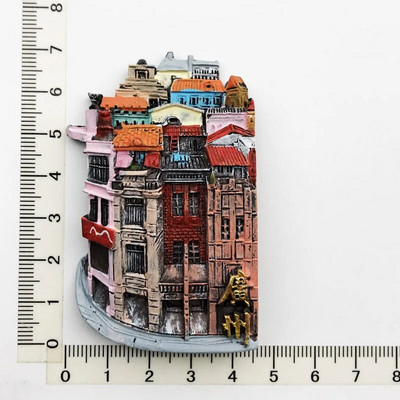 Magneți pentru frigider China Hong Kong Beijing Shanghai Nanjing Xian orașe Suveniruri turistice Autocolante pentru frigider Decor magnetic de casă