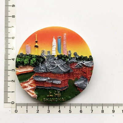 Magneți pentru frigider China Hong Kong Beijing Shanghai Nanjing Xian orașe Suveniruri turistice Autocolante pentru frigider Decor magnetic de casă