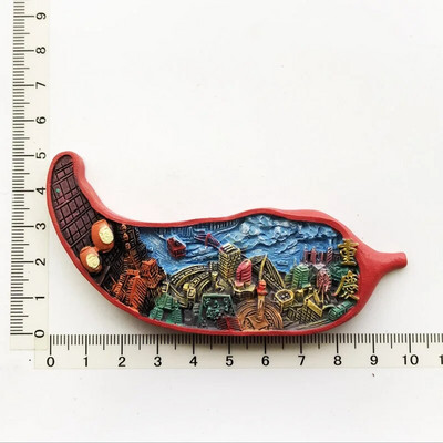 Magneți pentru frigider China Hong Kong Beijing Shanghai Nanjing Xian orașe Suveniruri turistice Autocolante pentru frigider Decor magnetic de casă