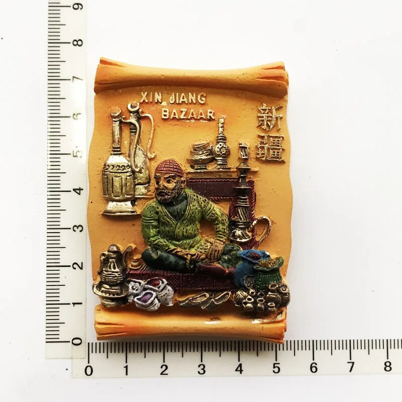 Kinija šaldytuvo magnetai Honkongas Pekinas Šanchajus Nankinas Sianas miestai turistiniai suvenyrai Šaldytuvo lipdukai Magnetinis namų dekoras