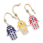 Blue Evil Eye Agățat de perete Hamsa Decor de perete Greacă evreiască Decor acasă turcă Ebraică Khamash Fatima Hand Nazar Boncuk Cadou