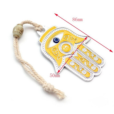 Blue Evil Eye Agățat de perete Hamsa Decor de perete Greacă evreiască Decor acasă turcă Ebraică Khamash Fatima Hand Nazar Boncuk Cadou