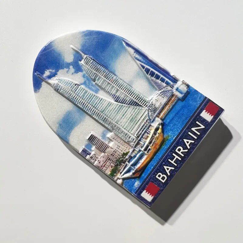 Bahreini reisivad külmikukleebised turistide suveniirid kodukaunistus pulmade sünnipäevakingitused külmkapimagnetid teadetetahvli kleebis