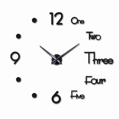 2023 Design modern Ceas mare de perete 3D DIY Ceasuri de cuarț Ceasuri de modă Autocolante acrilice cu oglindă Living Decor Home Decor Horloge