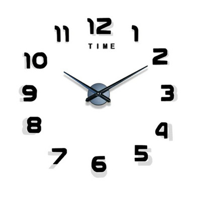 2023 Design modern Ceas mare de perete 3D DIY Ceasuri de cuarț Ceasuri de modă Autocolante acrilice cu oglindă Living Decor Home Decor Horloge