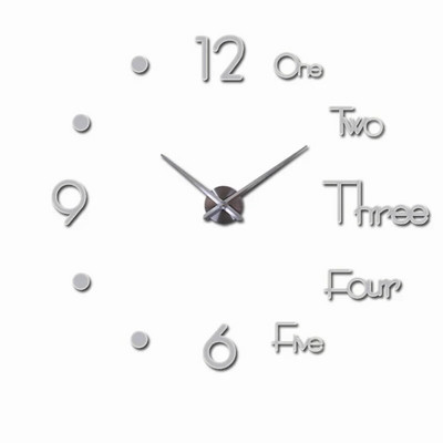2023 Design modern Ceas mare de perete 3D DIY Ceasuri de cuarț Ceasuri de modă Autocolante acrilice cu oglindă Living Decor Home Decor Horloge