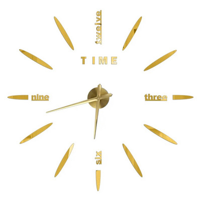 2023 Design modern Ceas mare de perete 3D DIY Ceasuri de cuarț Ceasuri de modă Autocolante acrilice cu oglindă Living Decor Home Decor Horloge