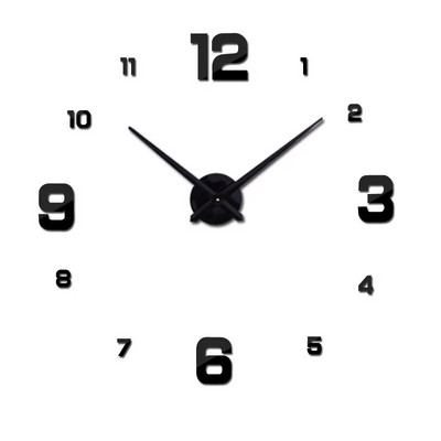 2023 Design modern Ceas mare de perete 3D DIY Ceasuri de cuarț Ceasuri de modă Autocolante acrilice cu oglindă Living Decor Home Decor Horloge