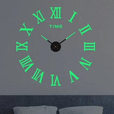 2023 Design modern Ceas mare de perete 3D DIY Ceasuri de cuarț Ceasuri de modă Autocolante acrilice cu oglindă Living Decor Home Decor Horloge