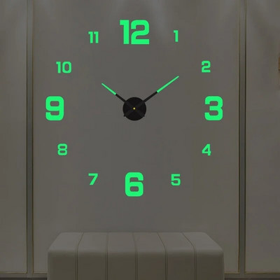 2023 Design modern Ceas mare de perete 3D DIY Ceasuri de cuarț Ceasuri de modă Autocolante acrilice cu oglindă Living Decor Home Decor Horloge