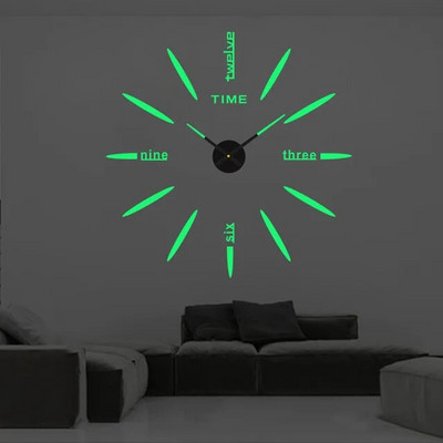2023 Design modern Ceas mare de perete 3D DIY Ceasuri de cuarț Ceasuri de modă Autocolante acrilice cu oglindă Living Decor Home Decor Horloge