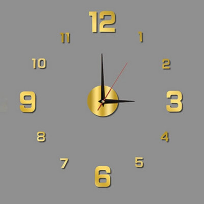 2022 Design modern Ceas mare de perete 3D DIY Ceasuri cuarț Ceasuri de modă Autocolante acrilice cu oglindă Living Decor Home Decor Horloge
