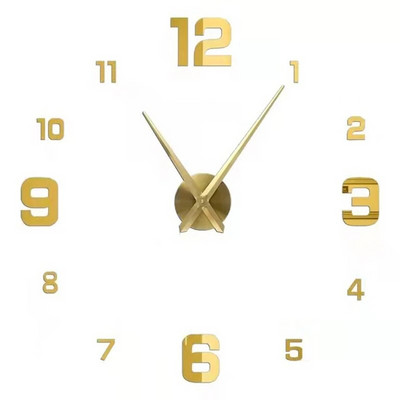 2022 Design modern Ceas mare de perete 3D DIY Ceasuri cuarț Ceasuri de modă Autocolante acrilice cu oglindă Living Decor Home Decor Horloge