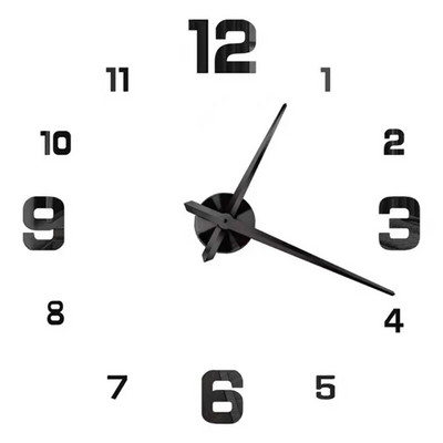 2022 Design modern Ceas mare de perete 3D DIY Ceasuri cuarț Ceasuri de modă Autocolante acrilice cu oglindă Living Decor Home Decor Horloge