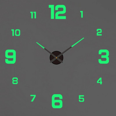 2022 Design modern Ceas mare de perete 3D DIY Ceasuri cuarț Ceasuri de modă Autocolante acrilice cu oglindă Living Decor Home Decor Horloge