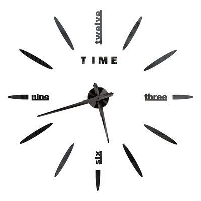 Ceasuri de perete cu numere romane 3D DIY Ceas de perete cu oglindă Autocolant acrilic Ceasuri de cuarț de modă Ceas de decorare a casei reloj de pared