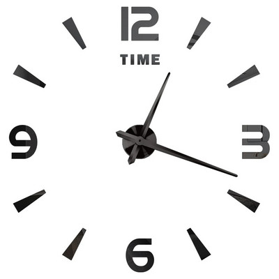 Ceasuri de perete cu numere romane 3D DIY Ceas de perete cu oglindă Autocolant acrilic Ceasuri de cuarț de modă Ceas de decorare a casei reloj de pared
