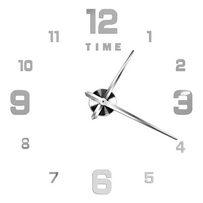 Ceasuri de perete cu numere romane 3D DIY Ceas de perete cu oglindă Autocolant acrilic Ceasuri de cuarț de modă Ceas de decorare a casei reloj de pared