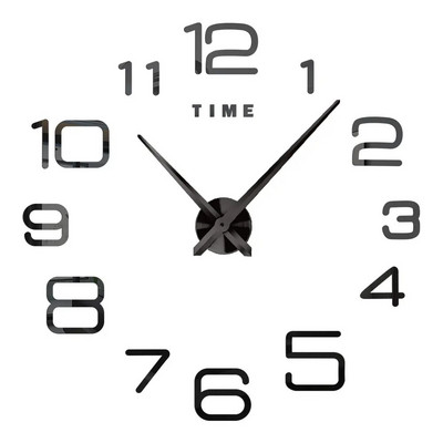 Ceasuri de perete cu numere romane 3D DIY Ceas de perete cu oglindă Autocolant acrilic Ceasuri de cuarț de modă Ceas de decorare a casei reloj de pared
