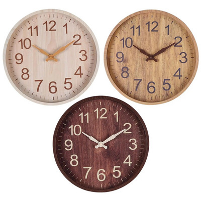 12 collu sienas pulksteņa minimālisma apaļo vakariņu dekoru ornaments