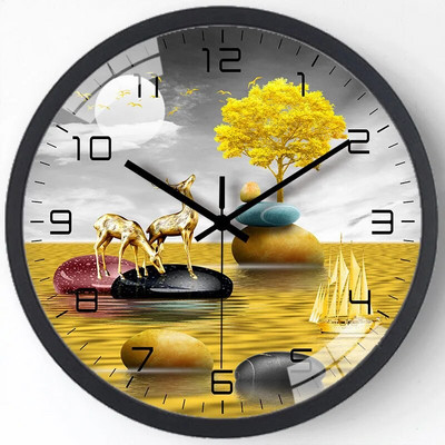 2023 uus seinakell 8-tolline moodne isiksus kunst vaimne elutoa seinakell luksuslik seinakell