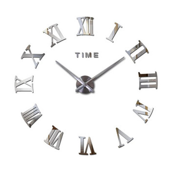 Ειδική προσφορά Τρισδιάστατο μεγάλο ακρυλικό ρολόι τοίχου ρολόι χαλαζία Ρολόι νεκρής φύσης Μοντέρνα διακόσμηση σπιτιού Αυτοκόλλητα σαλονιού
