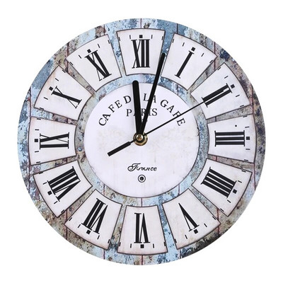 Ceas de perete vintage Ceasuri silențioase rotunde Carfts din lemn montate pe perete Decor artistic pentru acasă dormitor living Decor birou