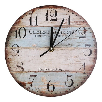 Ceas de perete vintage Ceasuri silențioase rotunde Carfts din lemn montate pe perete Decor artistic pentru acasă dormitor living Decor birou