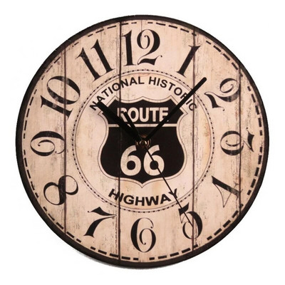 Ceas de perete vintage Ceasuri silențioase rotunde Carfts din lemn montate pe perete Decor artistic pentru acasă dormitor living Decor birou