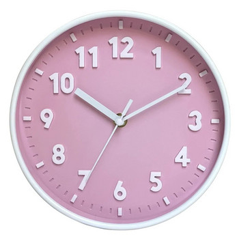 Модерен прост стенен часовник с бонбонени цветове Mute часовник за всекидневна Стенен часовник за дома Нов стенен часовник Инструменти за декорация на дома