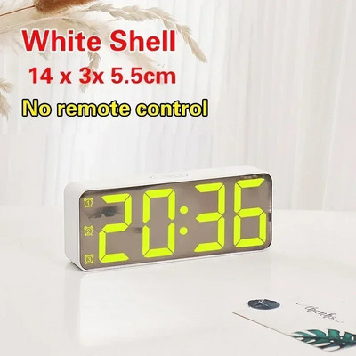 Ceas digital de perete Ceas cu alarmă mare Telecomanda Data Săptămâna Ceas cu temperatură Alarme duble Ceas cu afișaj LED Camera de zi Decembrie