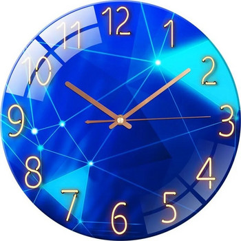 Ρολόγια δημιουργικού ευρωπαϊκού στυλ Σαλόνι Δωρεάν διάτρητο ρολόι τοίχου Οικιακό αθόρυβο υπνοδωμάτιο ρολόι χαλαζία Ψηφιακό ρολόι τοίχου