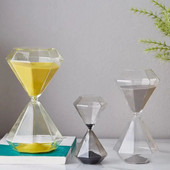 Ceas de nisip, clepsidra cu diamante, 5 minute, clepsidra de nisip, cadou pentru copii, cronometru de nisip, decorațiuni pentru casă, disponibil în mai multe opțiuni de culoare